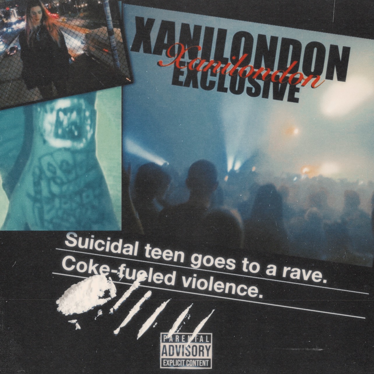 Editorial portrait with dark styling